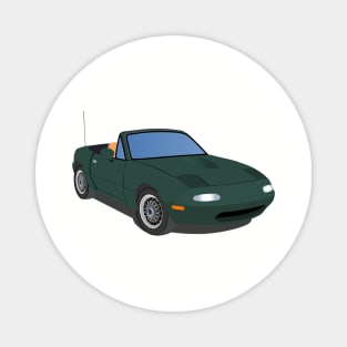 Green Miata Magnet